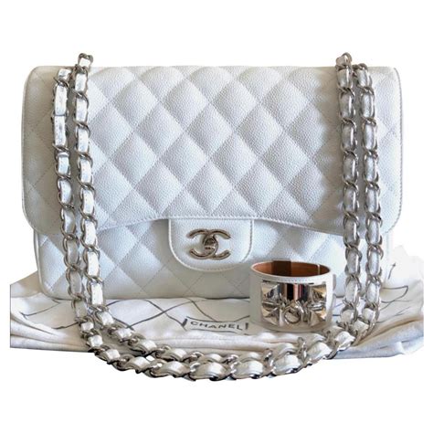 sac chanel blanc prix|chanel sacs.